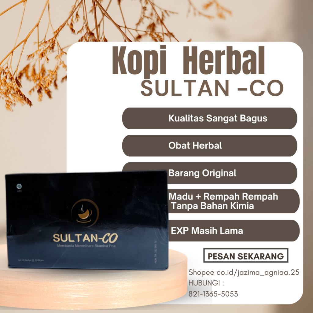

Kopi Sultan Co Kopi Stamina D3w4s4 Kopi Herbal Promil Cod100% Murni Kopi J4nt4n Pri4 Tahan Lama BPOM