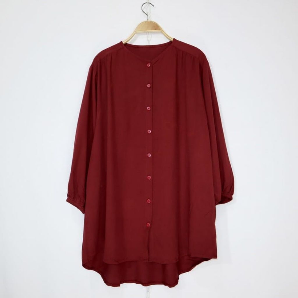 TUNIK BLOUSE OVERSIZE / TUNIK WANITA OVERSIZE / ATASAN TUNIK RAYON