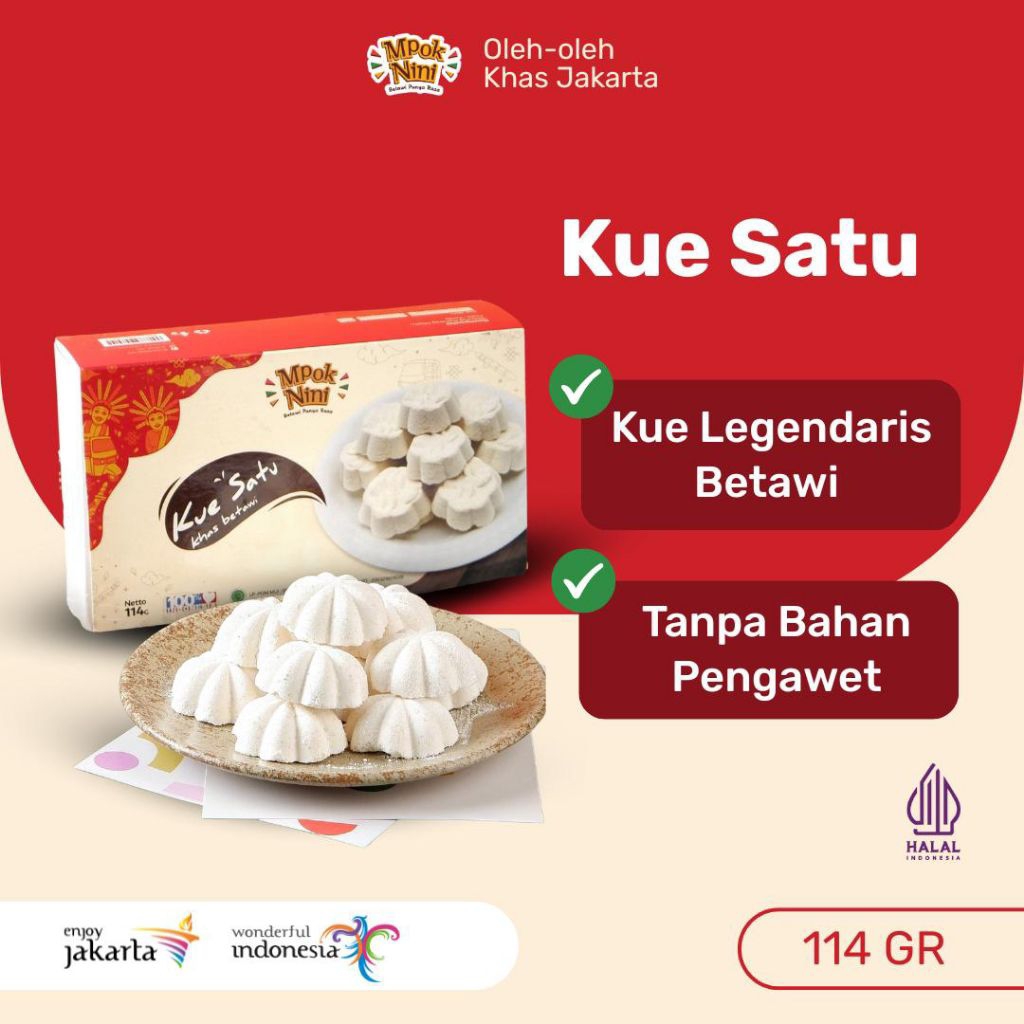 

Kue Satu khas Betawi | Mpok Nini | Oleh Oleh Jakarta