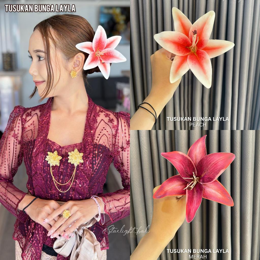 STARLIGHT BALI - Tusukan Bunga Layla / Jempong Bunga Lily Premium / Jempong Lily / Cucuk Bunga Lily 