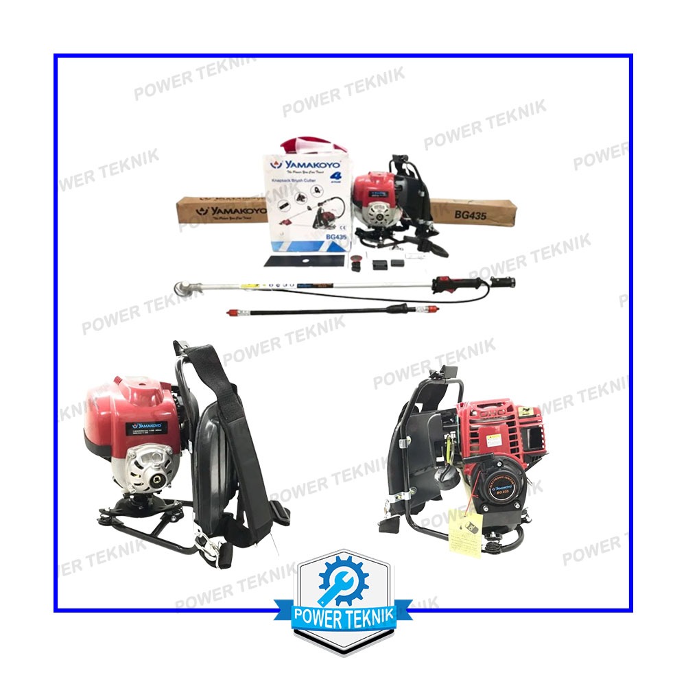 YAMAKOYO BG 435 Mesin Potong Rumput Gendong Original Mesin Potong Rumput Bensin Brush Cutter 4 Tak