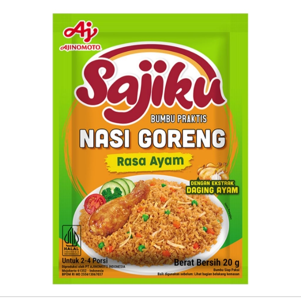 

Sajiku Bumbu Instant Nasi Goreng Ayam 20g