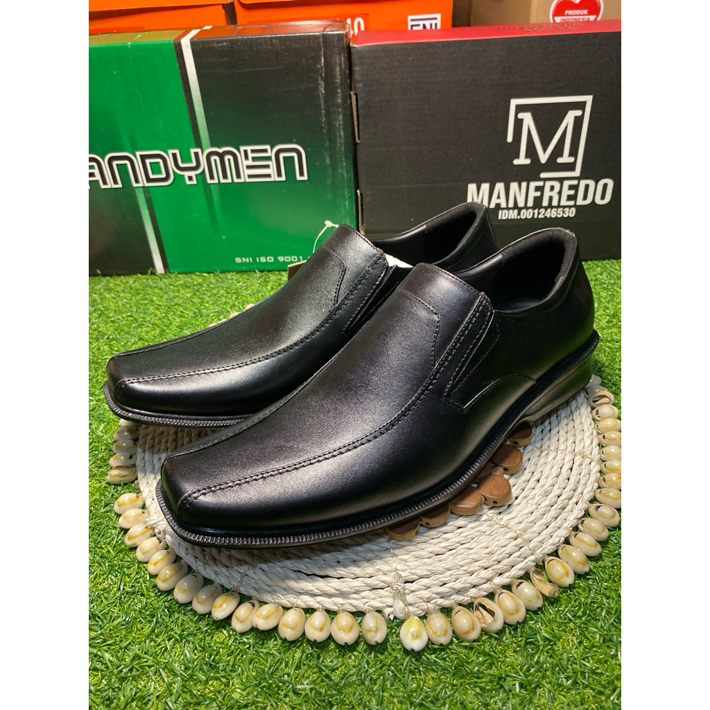 Sepatu kulit - pantofel - hk819 by handymen
