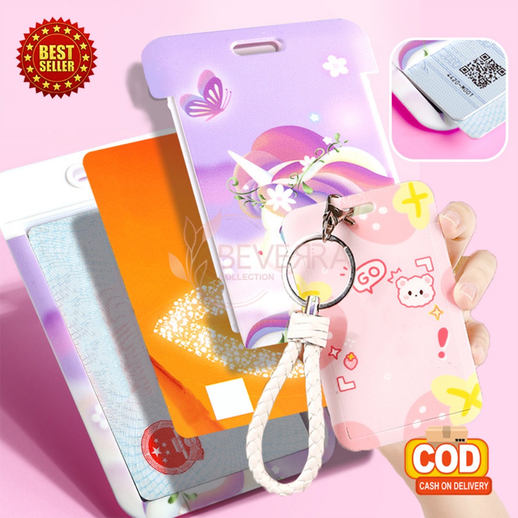 

Name Tag ID Card Holder Motif Tempat Photocard K-Pop Kartun Anime Kartu Nama ATKAO