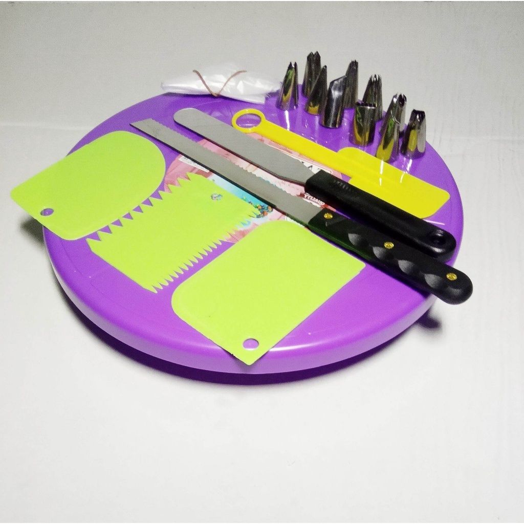 New set Dekorasi kue tart/Set 05 Alat dekorasi kue ulangtahun/pernikahan