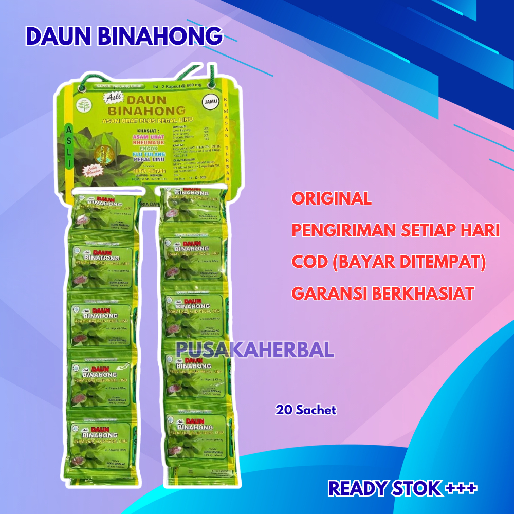

Kapsul Daun Binahong Original 20 Sachet
