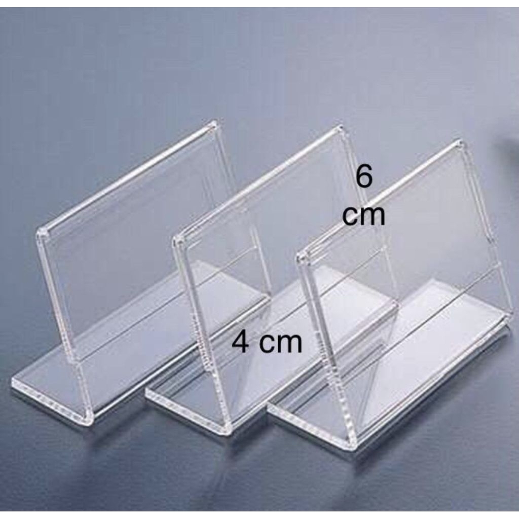 

pricetag price tag / label display / name label / stand akrilik / akrilik model L