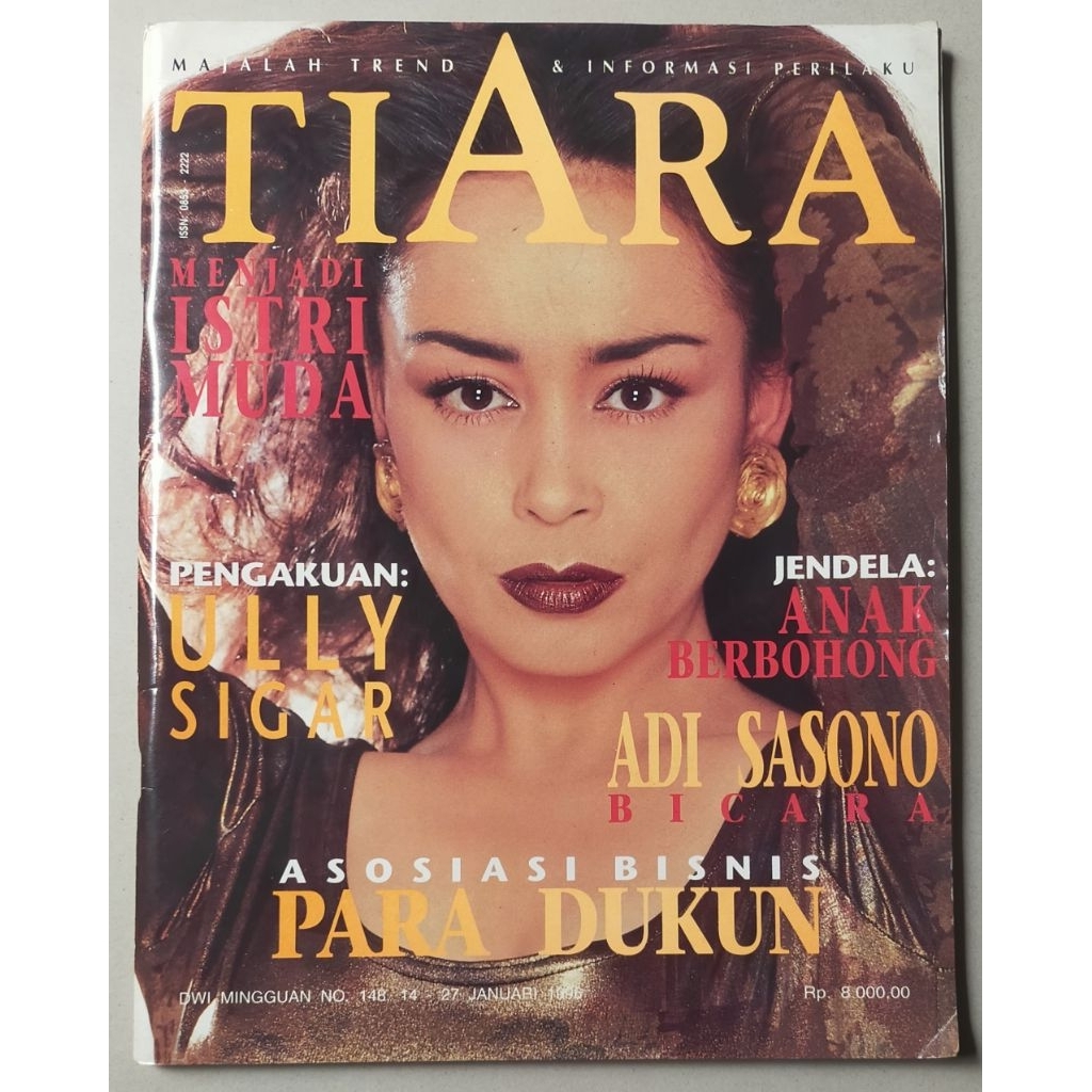 Majalah Tiara 14 Januari 1996 : Cover Chintami Atmanegara