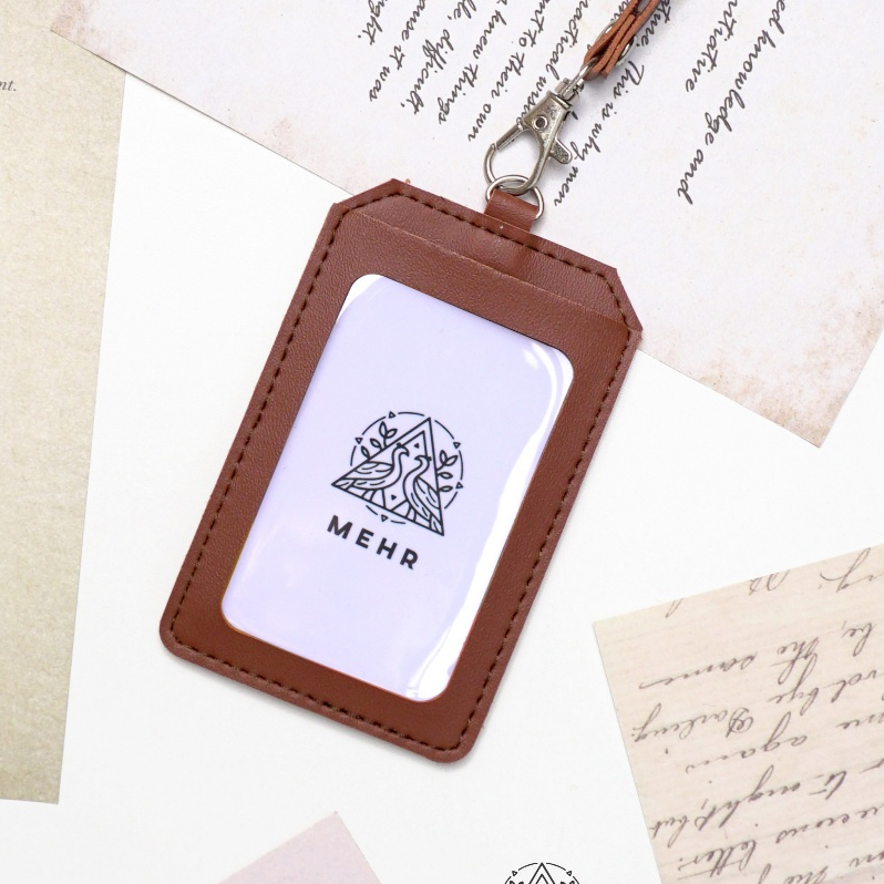 

Mehr Safan Name Tag Id Card Holder Lanyard Gantungan Kartu Pria Wanita Tempat Kartu Nama Praktis