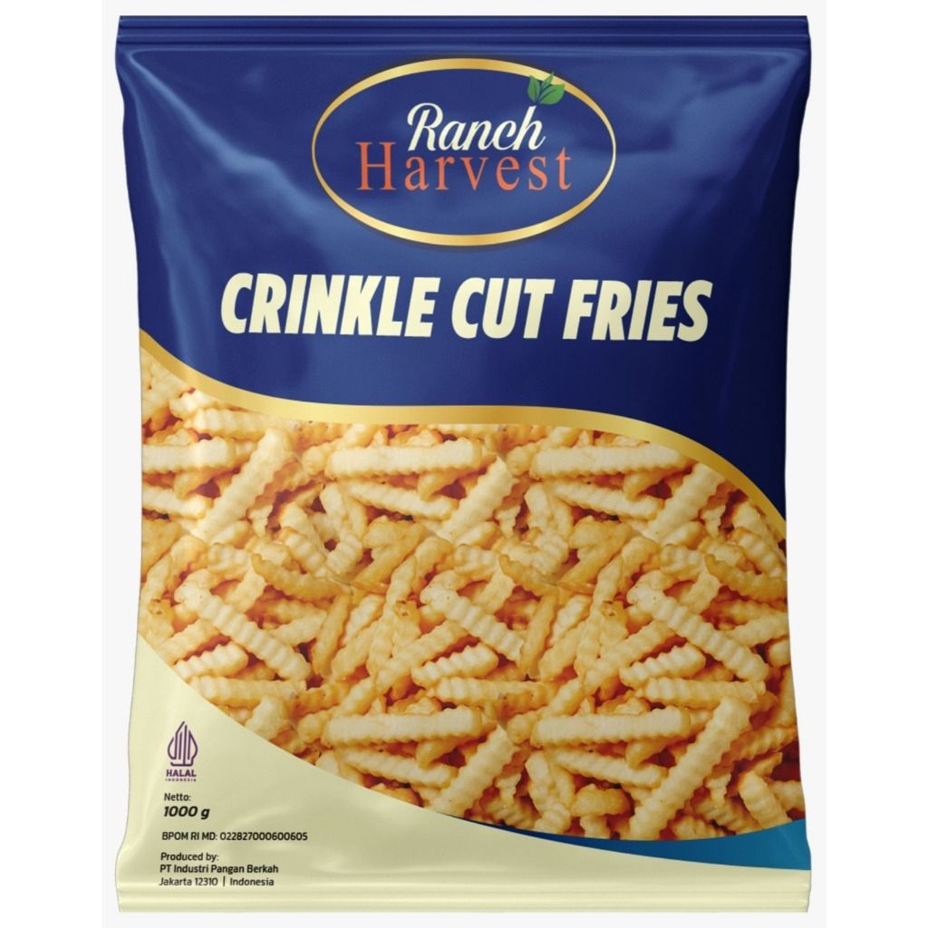 

Ranch Harvest French Fries Kentang Goreng Beku 1Kg / Crinkle Cut / Shoestring