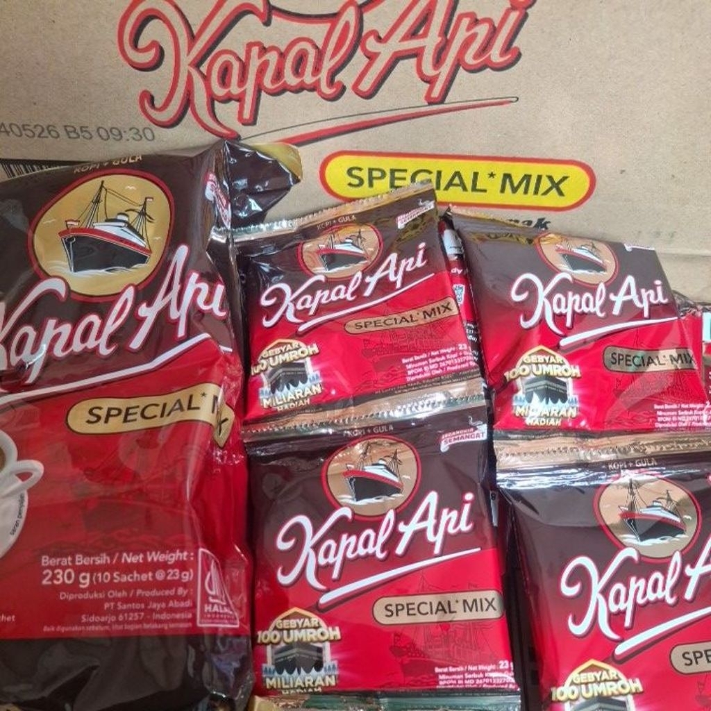 

20 pcs (2 rceng) KOPI KAPAL API SPECIAL MIX 23gr