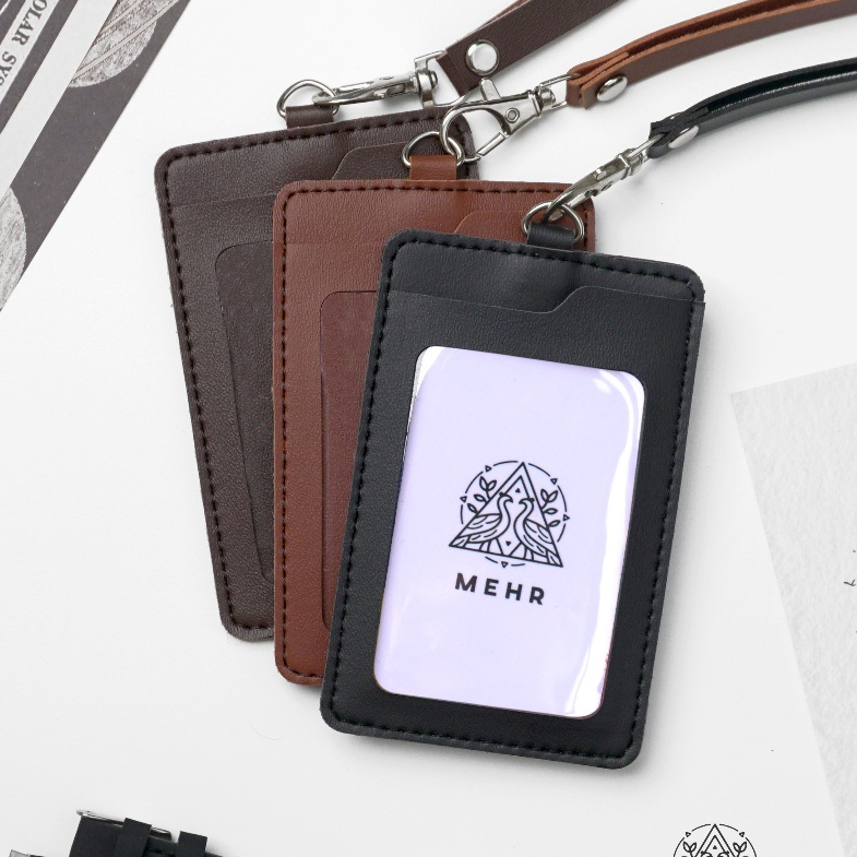 

Mehr Erach Id Card Holder Name Tag Lanyard Tempat Kartu Nama Pria Wanita Gantungan Kartu Premium Slim