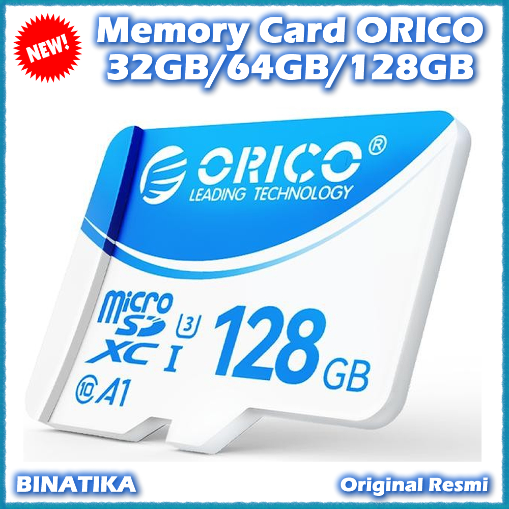 Kartu Memori ORICO 16GB/32GB/64GB/128GB microSDXC UHS-Ι External Memory Card Original Resmi