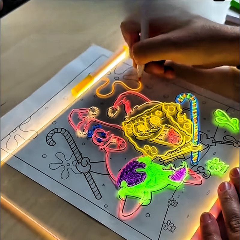 

DIY Acrylic with LED / Transparent Luminous Acrylic Note Board / Papan Transparan Bercahaya / Papan LED Cahaya Transparan