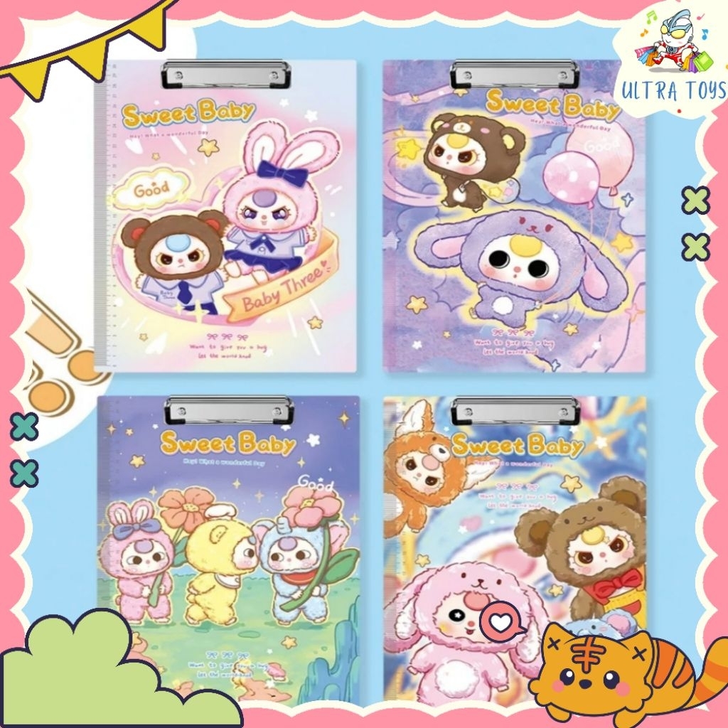 

[ULTRATOYS] PAPAN JALAN UJIAN BABY THREE PAPAN DADA CLIPBOARD