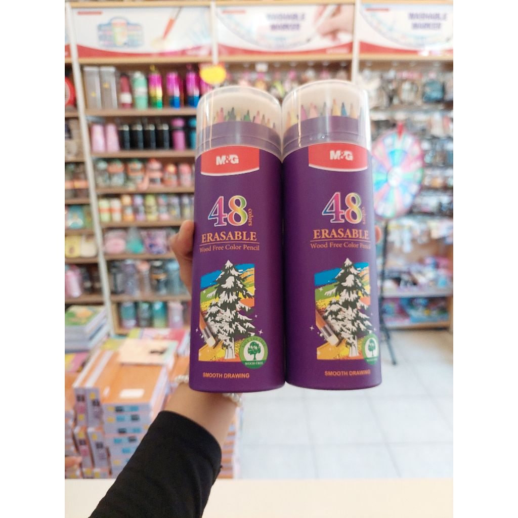 

M&G ERASABLE WOOD-FREE COLOR PENCIL (48COLORS) (NEW)