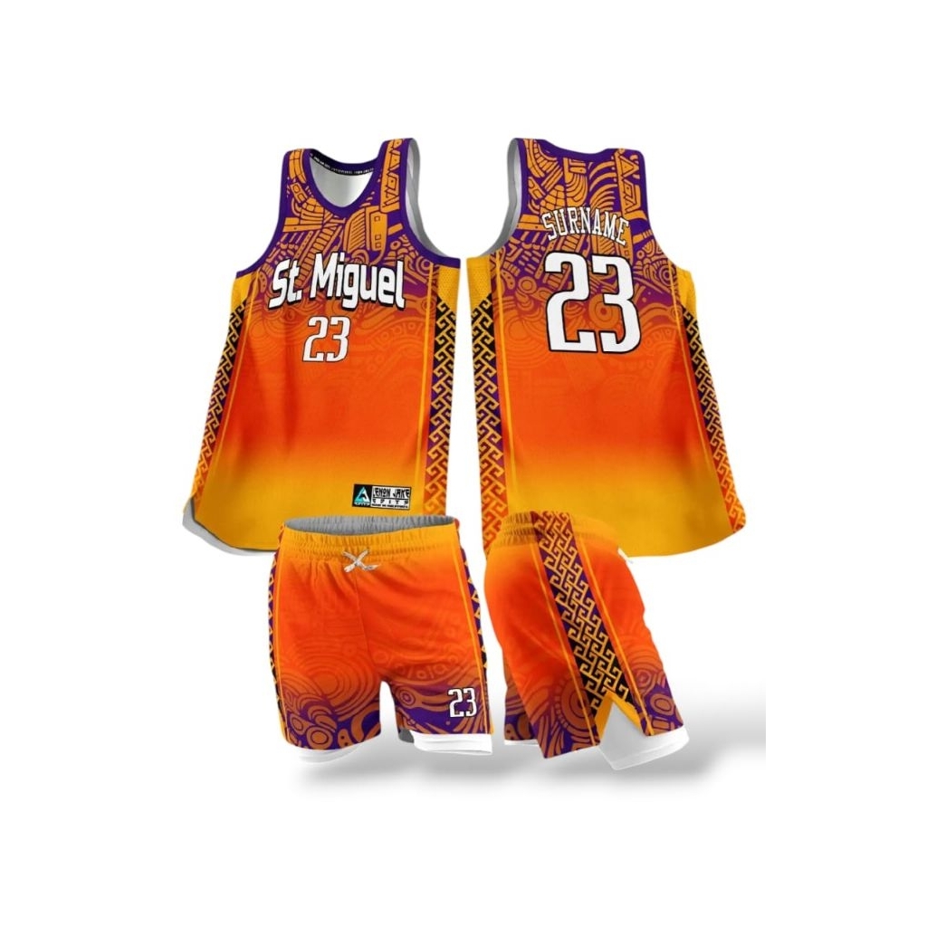 CUSTOM JERSEY BASKET SOLO / CUSTOM JERSEY BASKET Satuan Desain 9