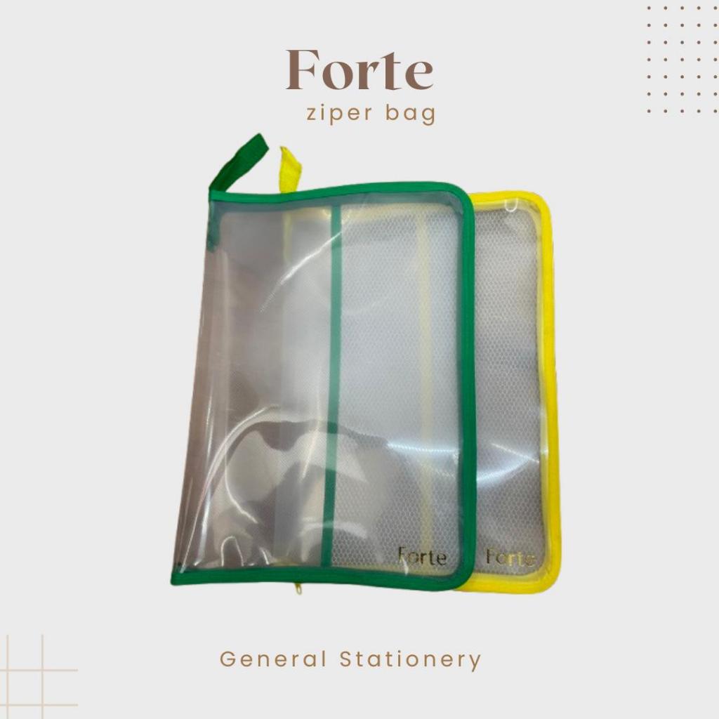 

Forte Zipper Bag / Map Sleting Plastik / 1 pcs