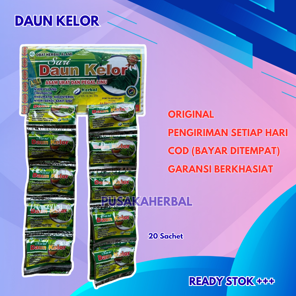 

KAPSUL DAUN KELOR RENCENG 20 SACHET ORIGINAL