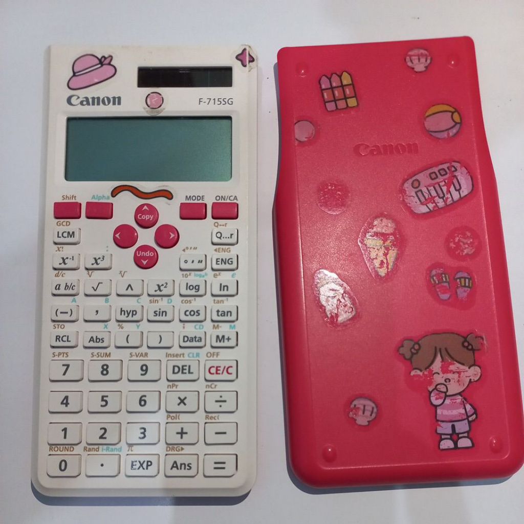 

KALKULATOR SCIENTIFIC CANON (SECOND) TYPE F-715SG (MAGENTA)