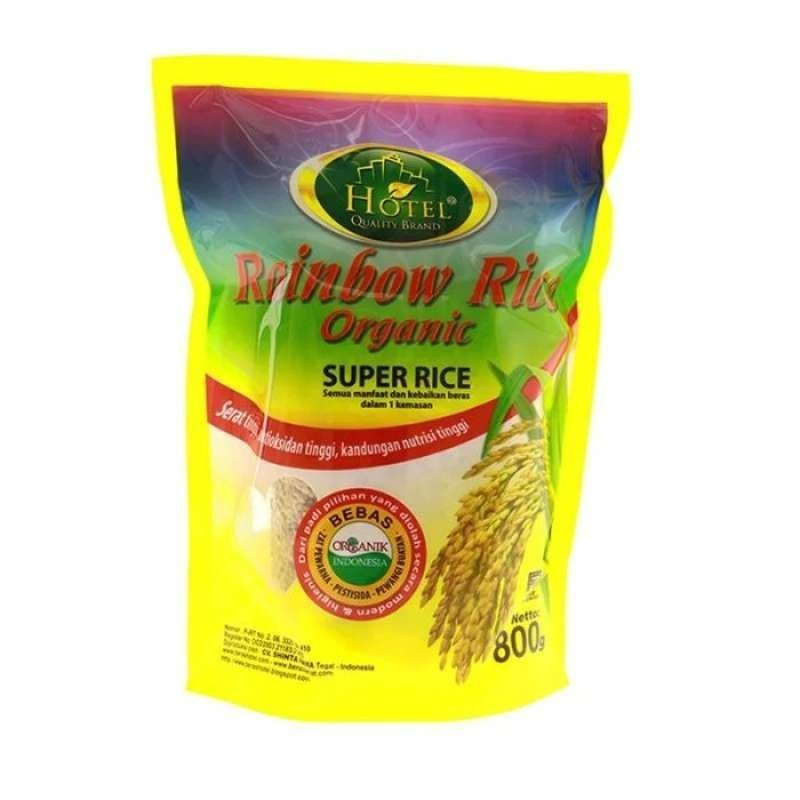 

[oddsolshop] pekanbaru/Hotel Rainbow Rice 800 gr / Beras Organik