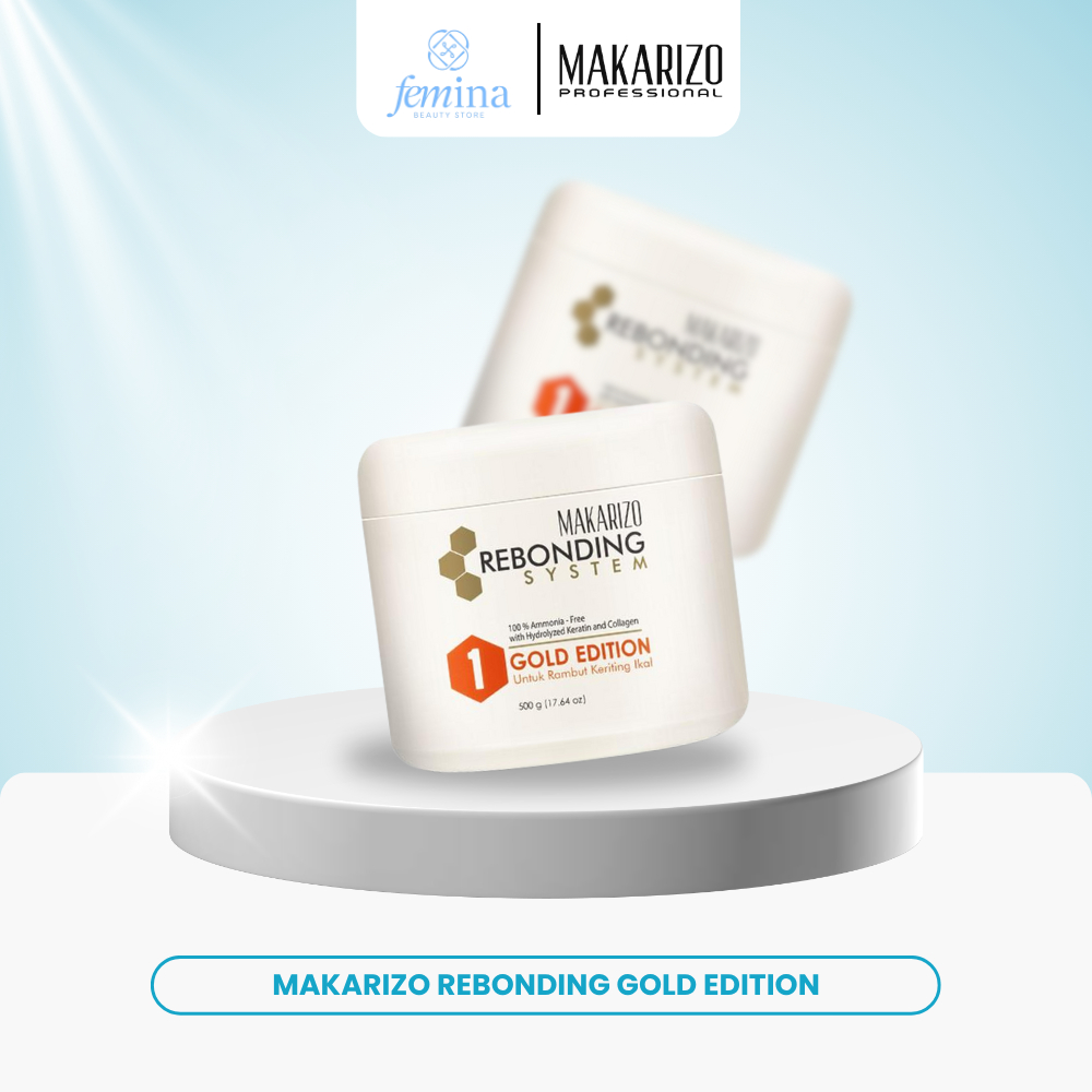MAKARIZO PROFESSIONAL - Rebonding System Straightening Cream (gold edition)
