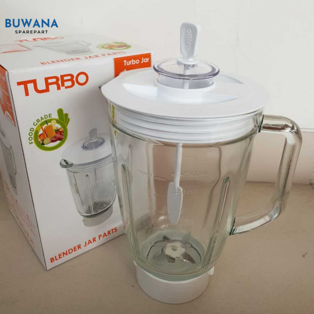 Set Gelas Blender Turbo Kaca ORIGINAL EHM - 8000 / 8098 / 8099 / Turbo Kaca | Set Gelas Kaca Blender