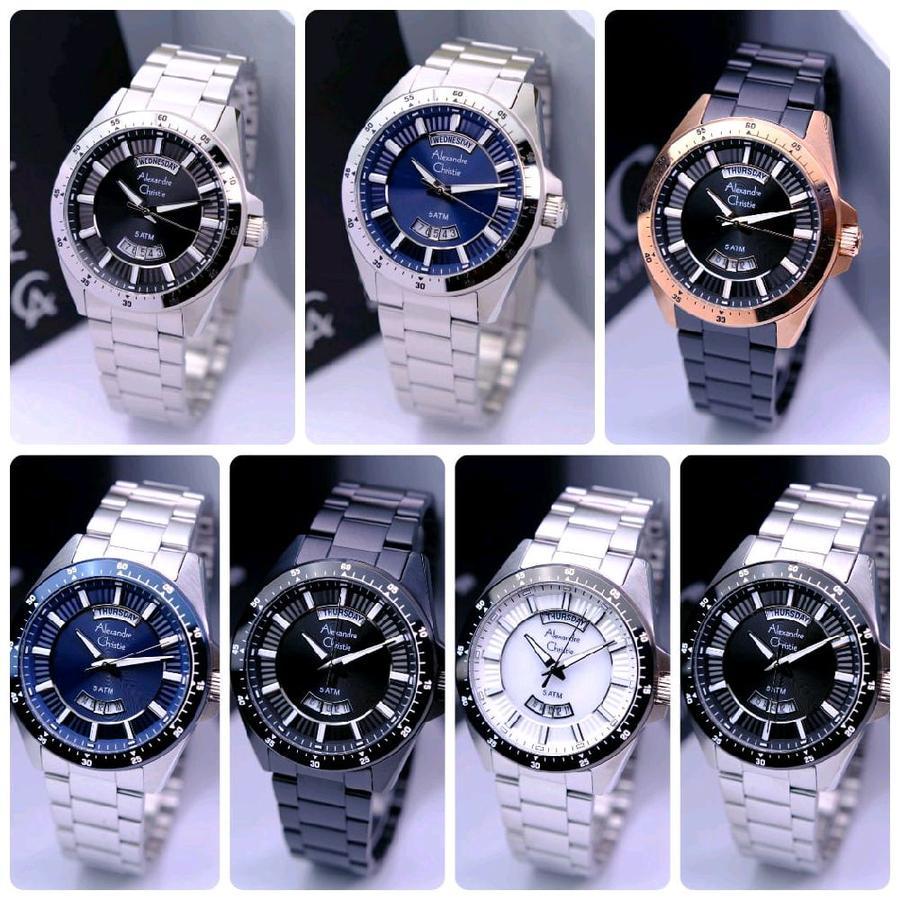 Alexandre Christie AC 6678 Jam Tangan Pria Original