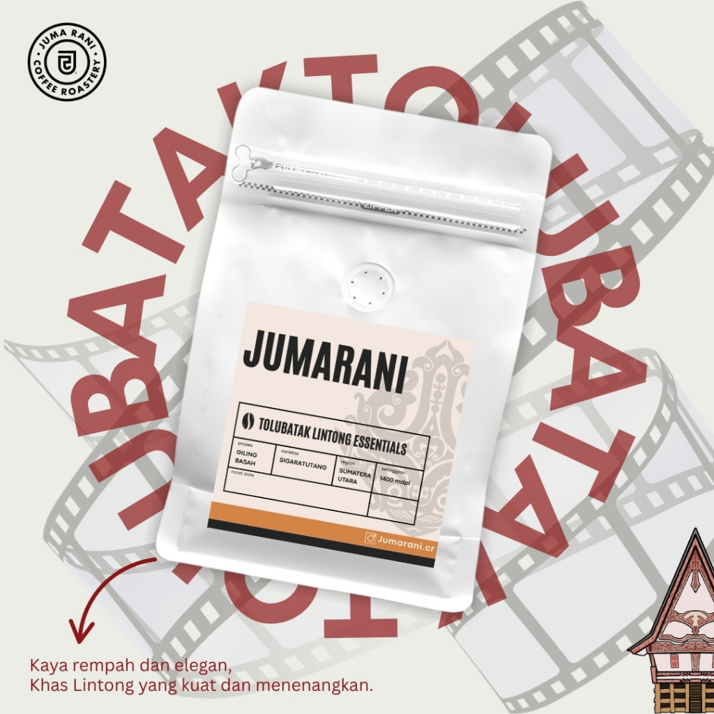 

Kopi Arabika Tolubatak Lintong Essential (Giling Basah) 200gr
