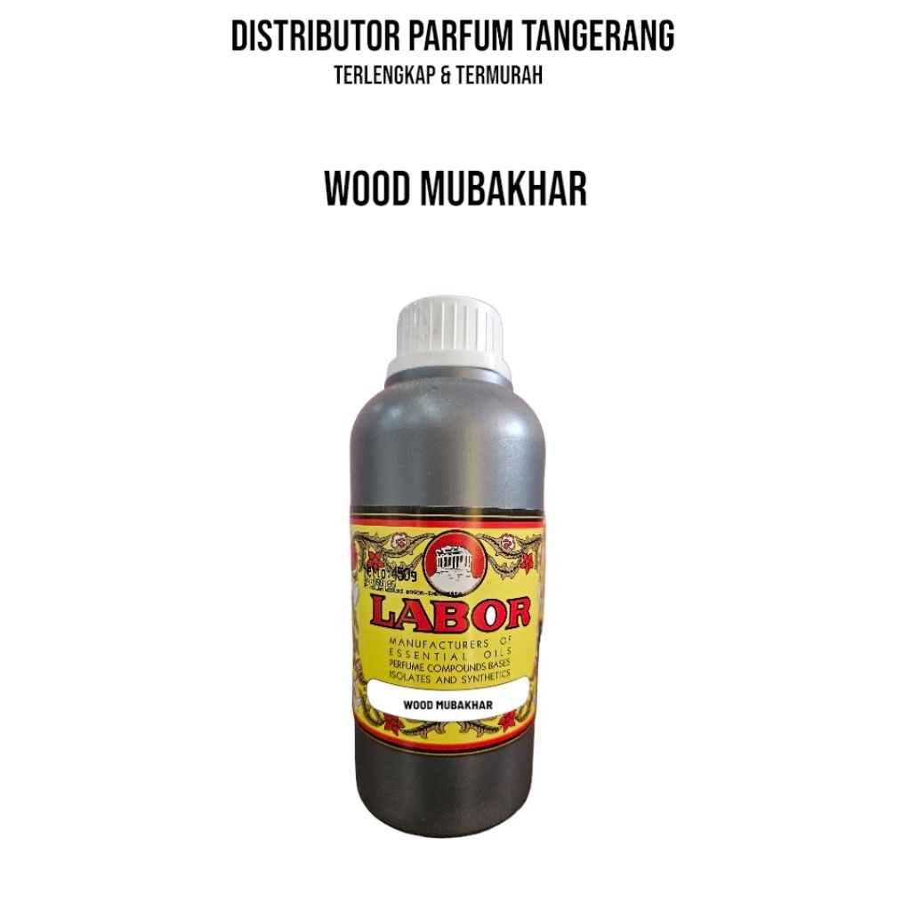 WOOD MUBAKHAR  BY LABOR SEGEL PABRIK 100 ML BIBIT PARFUM.