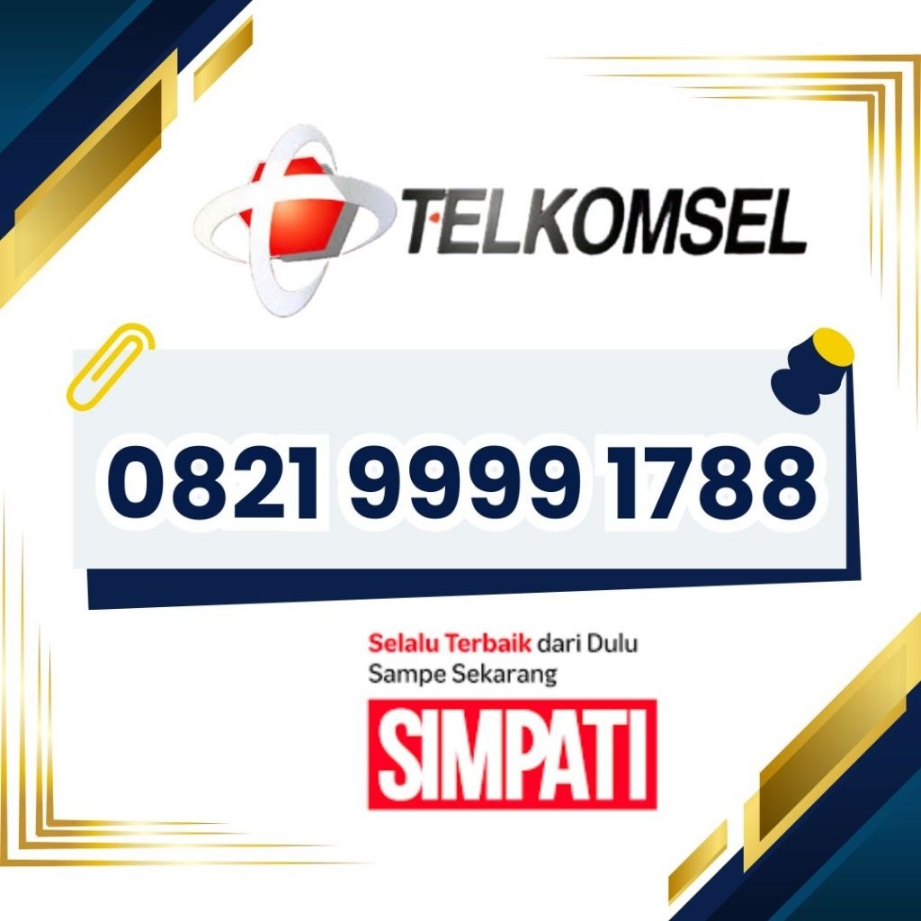 9999 1788 BEST SERIES NOMOR CANTIK SIMPATI 4G 5G TELKOMSEL NOCAN SIMPATI NOMER SIMPATI CANTIK KARTU 