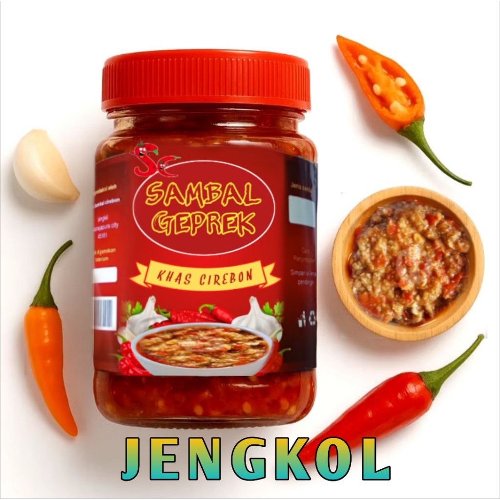 

SAMBAL GEPREK JENGKOL kacang pedas gurih yang diolah dengan resep tradisional. Perpaduan cabai segar, kacang tanah sangrai, dan bumbu pilihan menciptakan rasa unik yang bikin nagih.