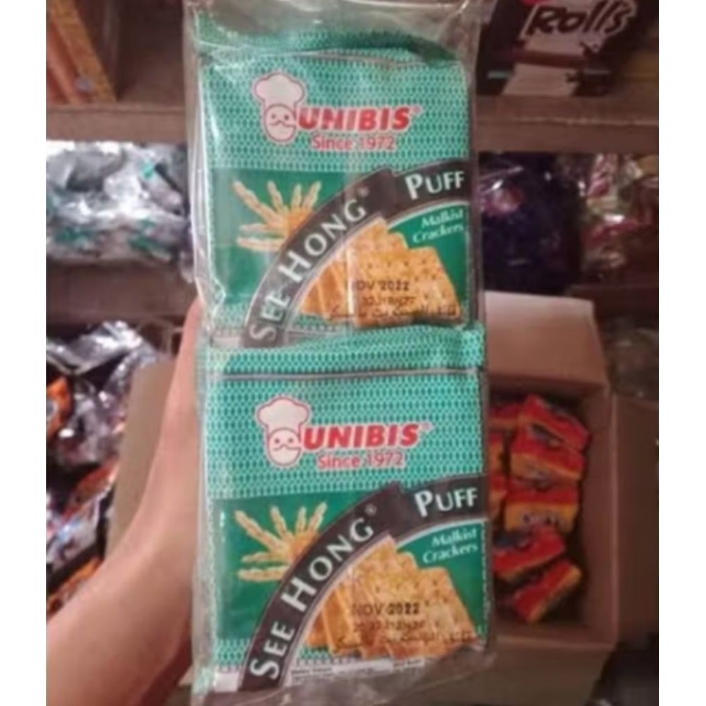 

unibis biskuit non sugar less sugar see hong puff