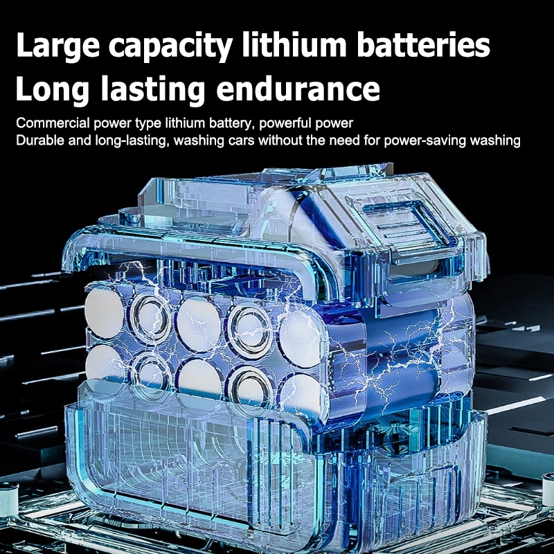 998Vf Alat Cuci Mobil Kit Aksesori Nozzle/Water Pipe Jet Cleaner Cordless/Water Filter/Foam