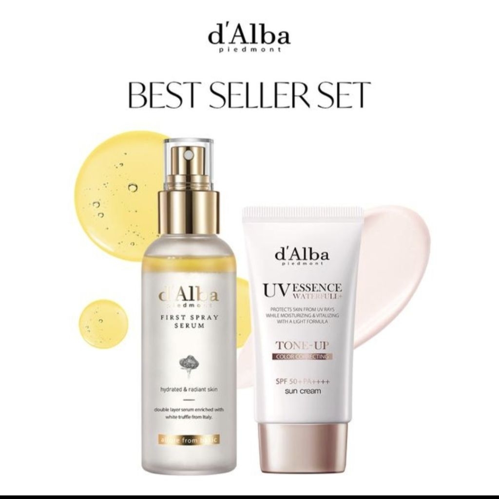 D'Alba spray serum & sun cream #D'Alba