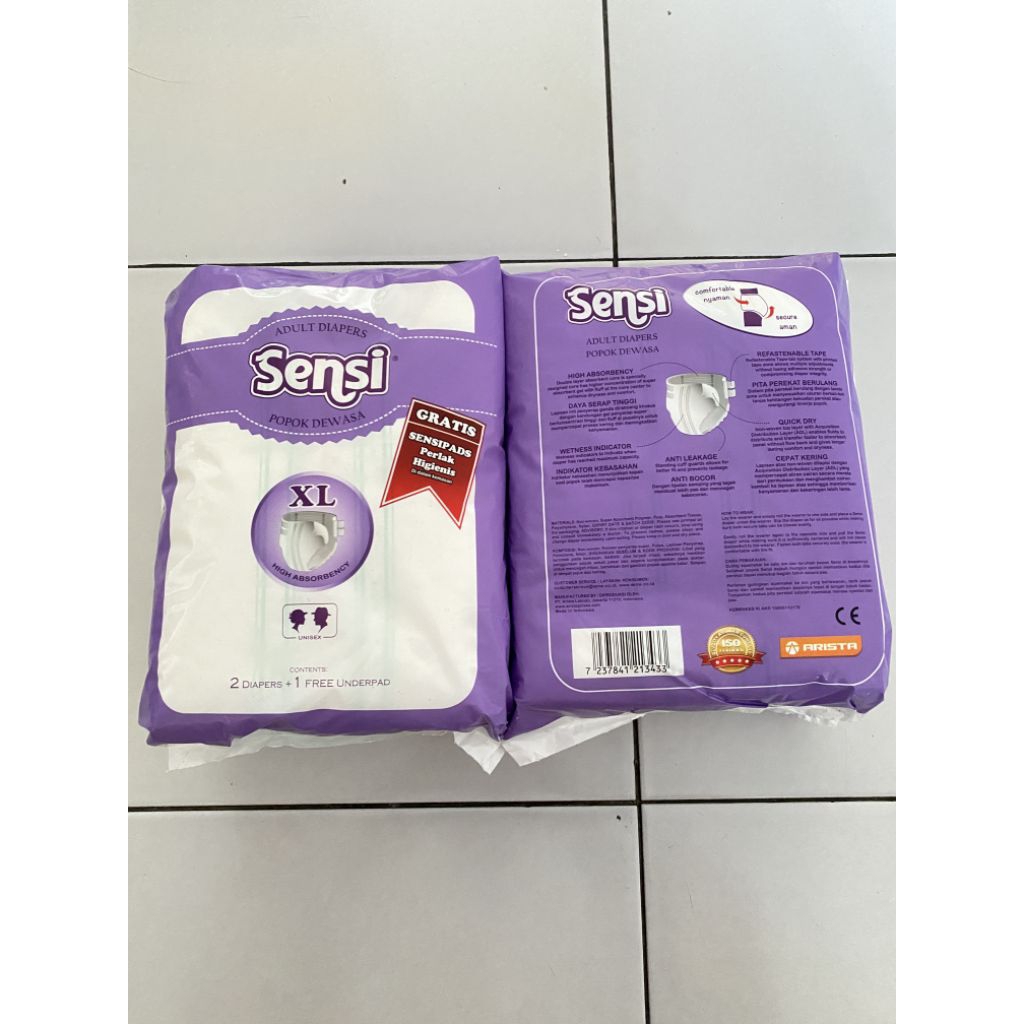 Sensi Adult Diapers popok dewasa size XL