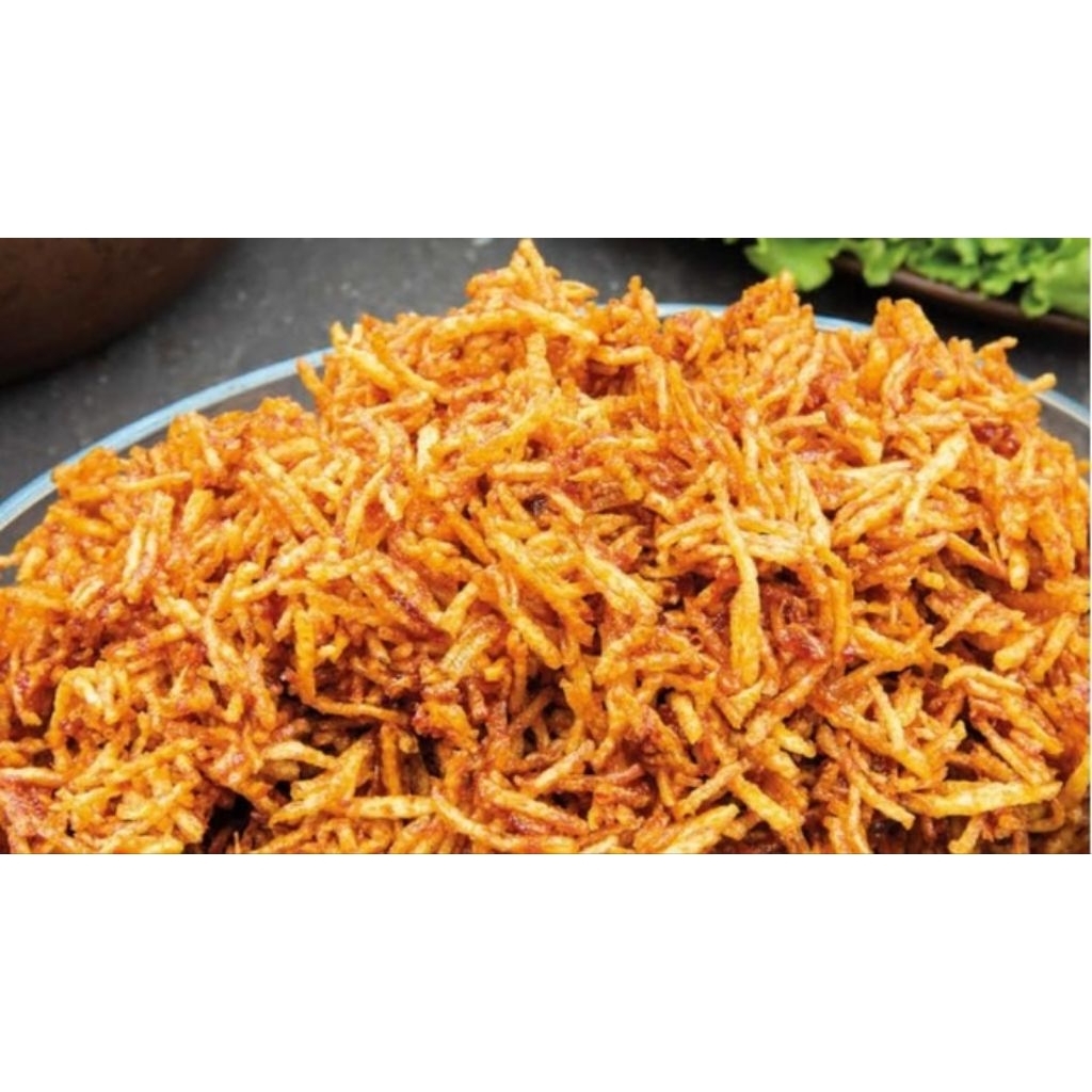

kentang mustofa pedas manis, enak,halal