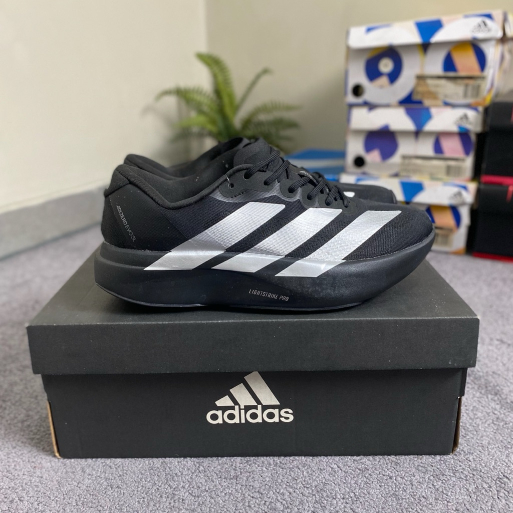 ADIZERO EVO SL BLACK SILVER