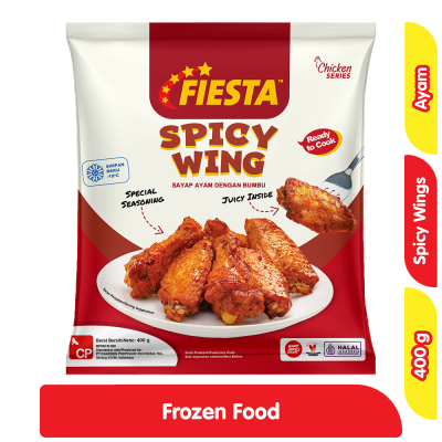 

Fiesta Spicy Chicken Wings 400 Gr Fiesta Ayam Sayap Pedas 400 gr