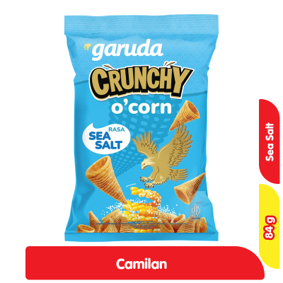 

Garuda Crunchy O'corn Roasted Jagung Bakar / Crunchy Salt Camilan Garuda Ocorn Garam Laut Rasa 70 g