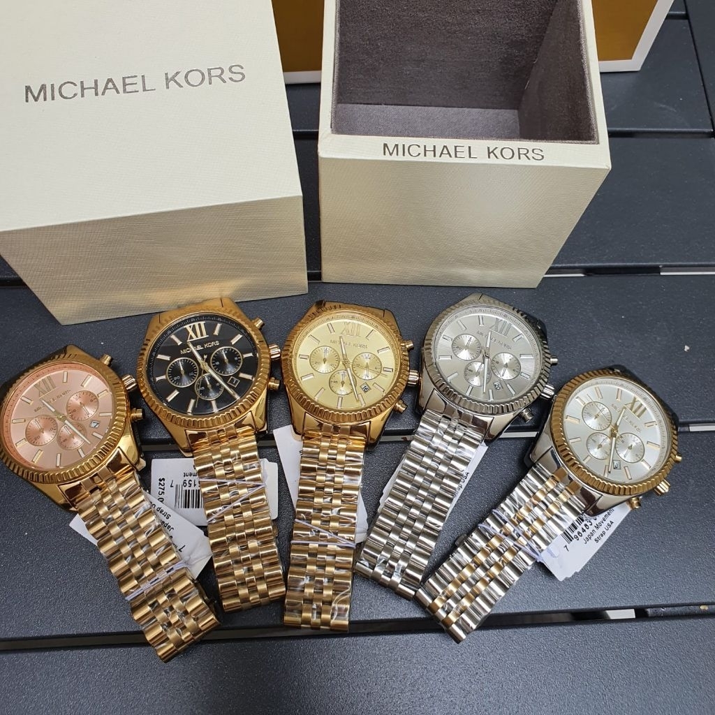 JAM TANGAN RANTAI COWOK TYPE MK8281, MK8286, MK8319, MK8344, MK8405