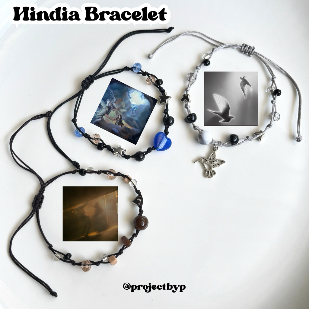 HINDIA BRACELET/Gelang Tali Hindia Album/Gelang Tali Manik Hindia Album