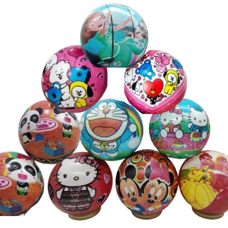 Bola Karet - Mainan Bola Karet Karakter Anak Laki-laki & Perempuan