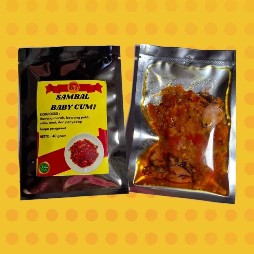 

Sambel Baby Cumi 42 gr (sachet)