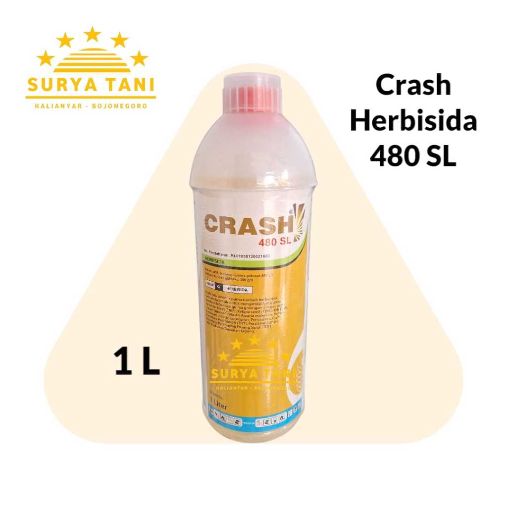 Herbisida Crash 480SL 1L - Basmi Segala Rumput Sampai Ke Akar nya