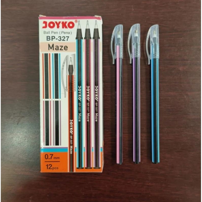 

Pen Lilin / Ball Pen / Pena Lilin / Pulpen Lilin Joyko BP 327 Maze ( 12 pcs )