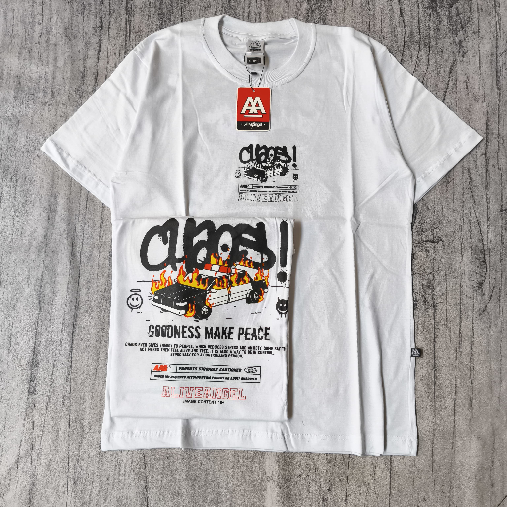 T-SHIRT POLICE / KAOS DISTRO UNISEX / KAOS DISTRO ORIGINAL / KAOS DISTRO ALIVE ANGEL / NASCAR / KAOS