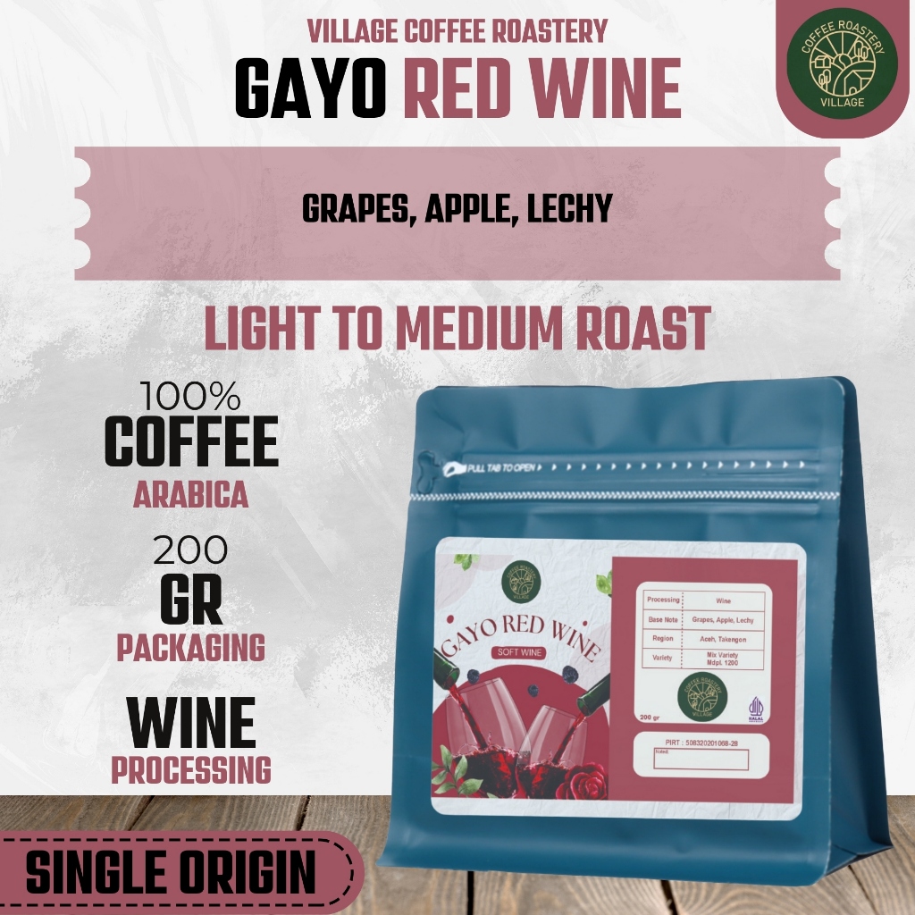 

Kopi Gayo Red Wine Village Coffee Roastery