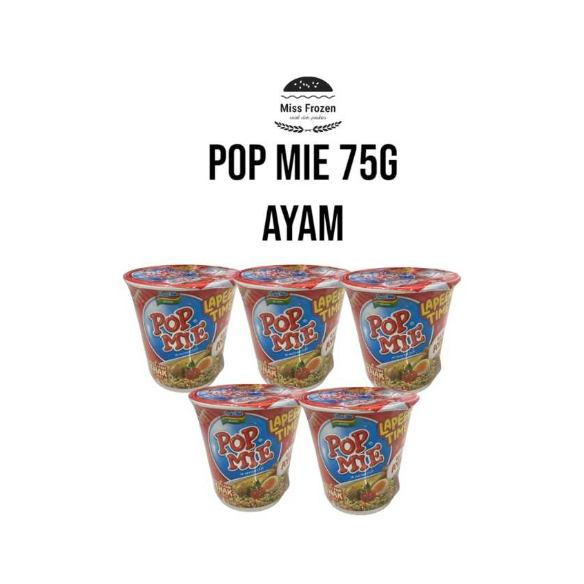 

Pop Mie 75g – Rasa Ayam / Kari Ayam – Mi Instan Cup Praktis