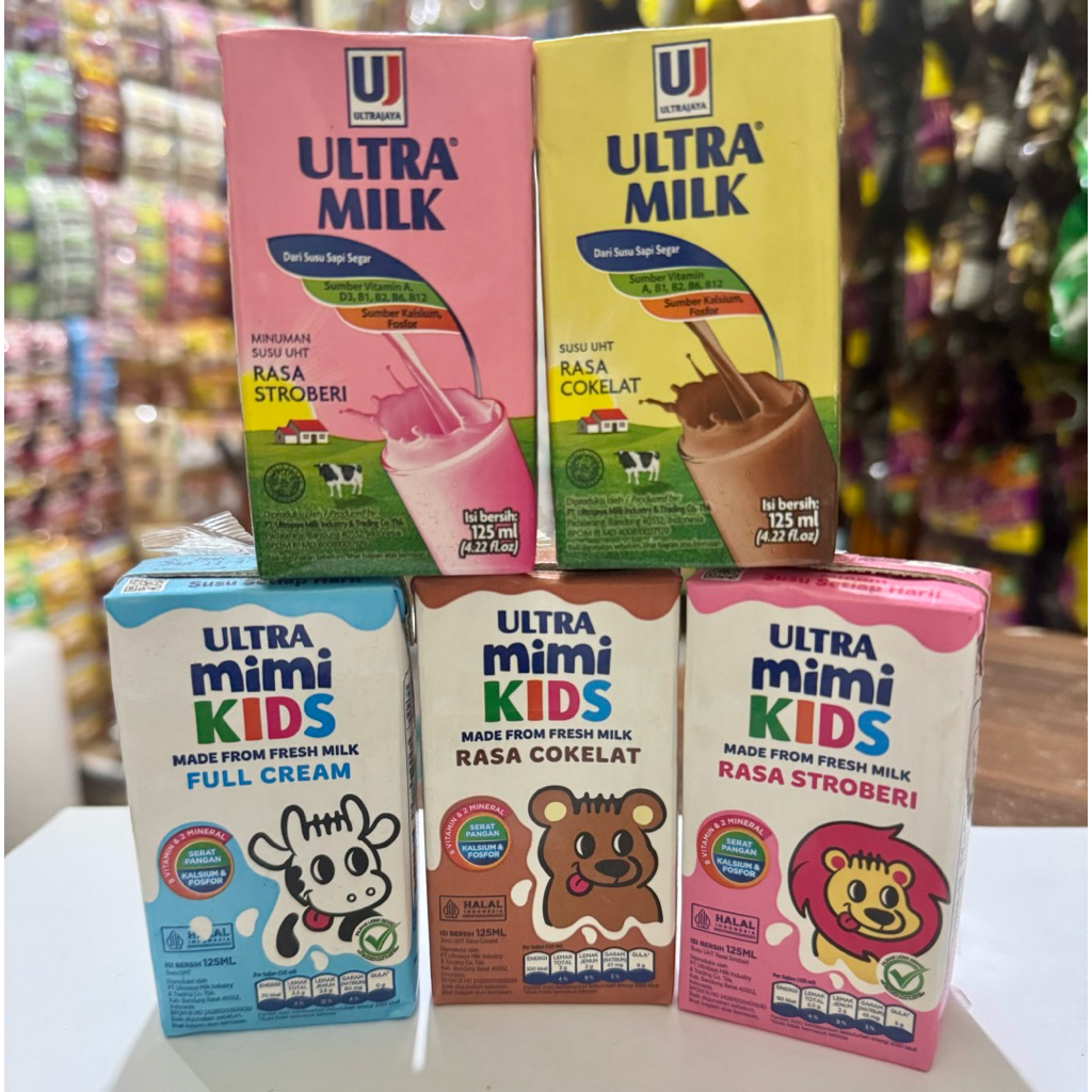 

Ultra mimi uht 125ml ECER per pcs